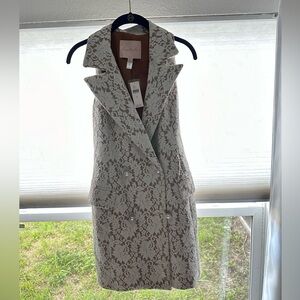 Hutch Lace Mini Dress in Cream
